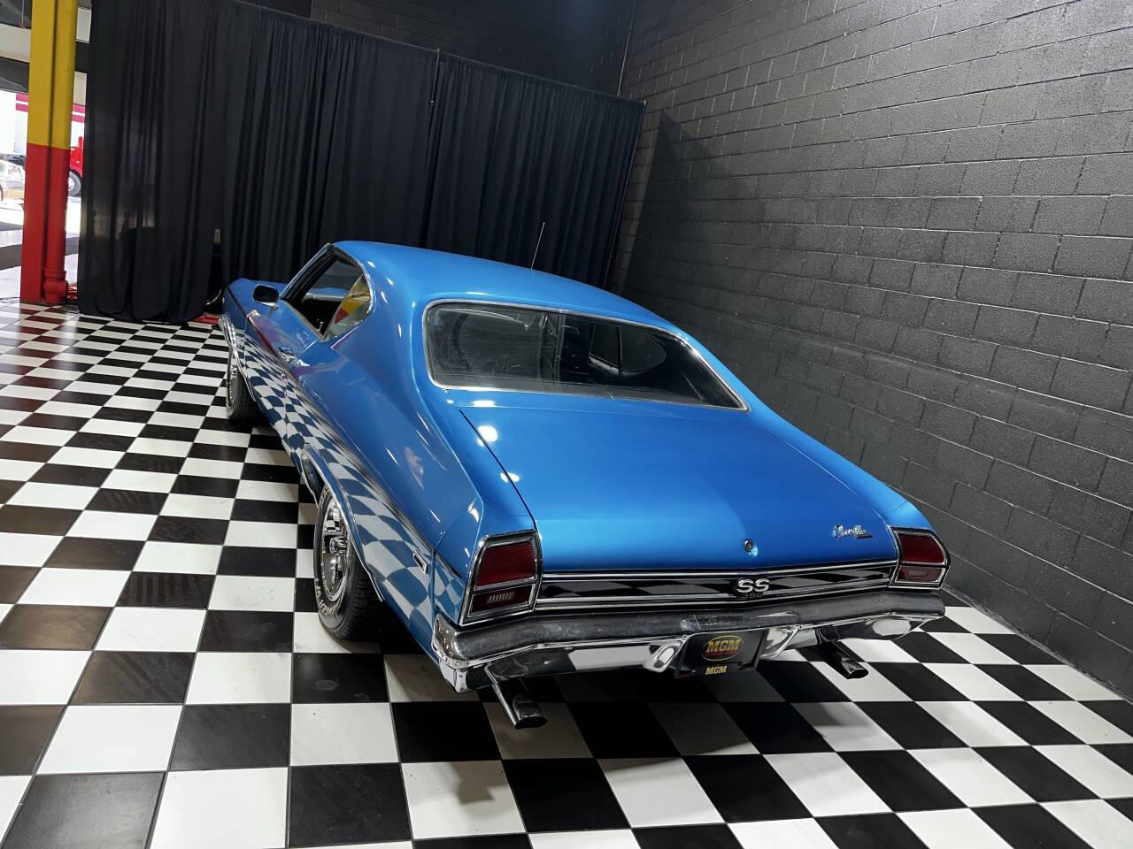 TMGC＋C ブルー Used 1969 Chevrolet Chevelle 396cid BIG BLOCK FACTORY COLOR For